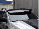 Козырек для Volkswagen Amarok на лобовое стекло с светодиодными фонарями